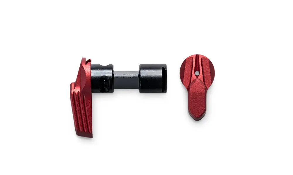 Radian Talon 45/90 2-lever Competition - Radian Talon 45/90 2-Lever Ambi Competition Safety Selector Kit – Red