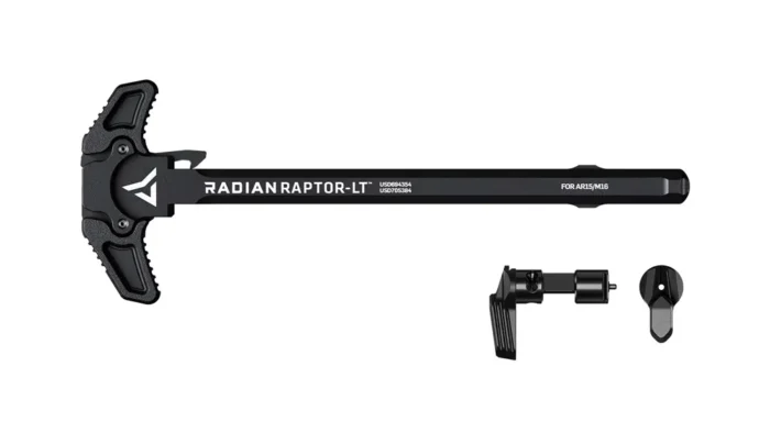 Radian Raptor-LT AR15 Ambi Charging Handle & Talon 45/90 2-Lever Ambi Safety Selector Combo – Black