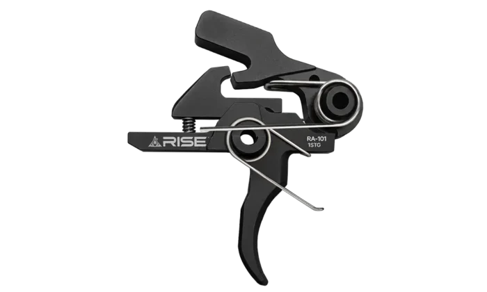Rise Armament RA-101 Single-Stage AR Trigger | Curved Blade | Black