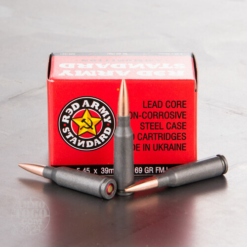 Ukraine Red Army Standard - Ukraine Red Army Standard 5.45x39mm 69 Grain FMJ – 30 Rounds FREE SHIPPING ON