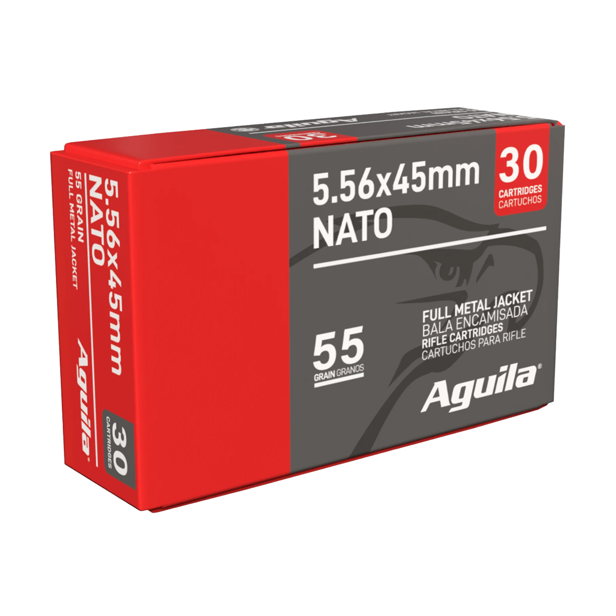Aguila NATO 55gr FMJ - Aguila 5.56×45 NATO 55gr FMJ 30CT