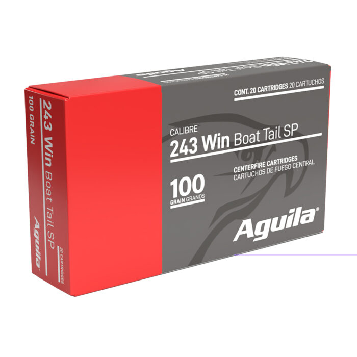 Aguila Win 100gr Soft - Aguila .243 WIN 100gr Soft Point 20CT