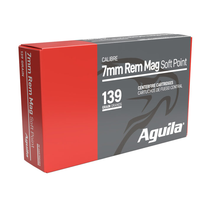 Aguila Rem Magnum 139gr - Aguila 7mm Rem Magnum 139gr SP 20CT