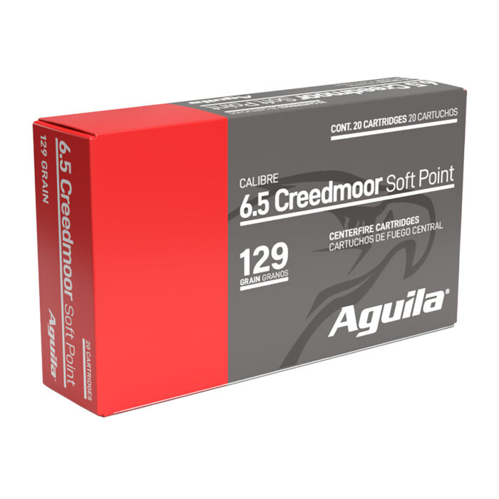 Aguila Creedmoor 129gr SP - Aguila 6.5 Creedmoor 129gr SP 20CT