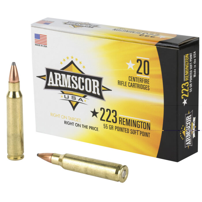 Armscor .223 Rem Psp - Armscor .223 Rem 55gr PSP 20CT