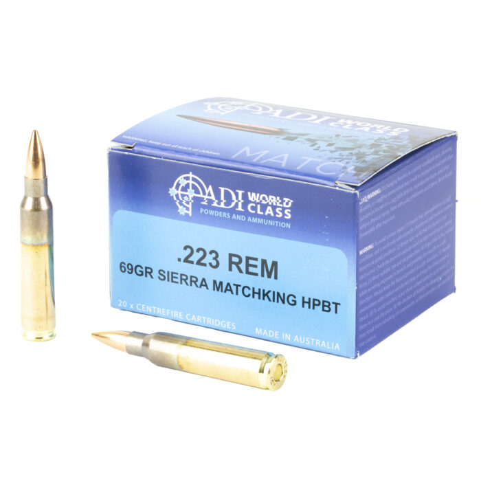 Adi Rem 69gr Sierra - Adi .223 Rem 69gr Sierra Match King 20CT