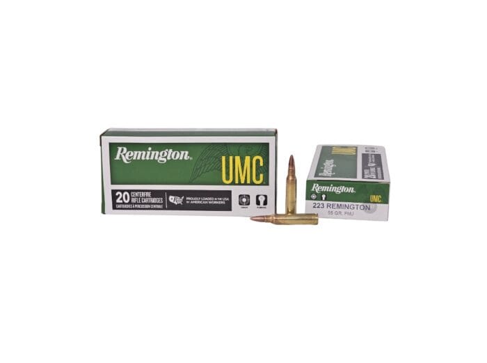 Remington .223 Rem 55 Grain Full Metal Jacket - 20 Rounds (Box) L223R3B
