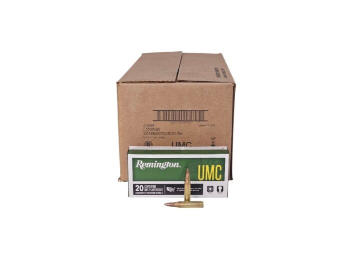 Remington .223 Rem CASE 55 Grain Full Metal Jacket - 200 Rounds (CASE) L223R3B