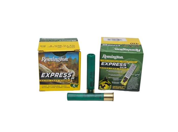 Remington Express XLR .410 Bore #7.5 Shot 3 Inch 11/16 Ounce 1135 FPS – 25 Rounds (Box)
