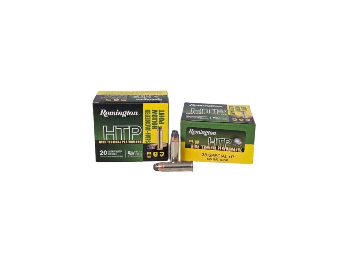 Remington Htp Special Grain - Remington HTP .38 Special +P 125 Grain Semi-Jacketed Hollow Point – 20 Rounds (Box) RTP38S21A