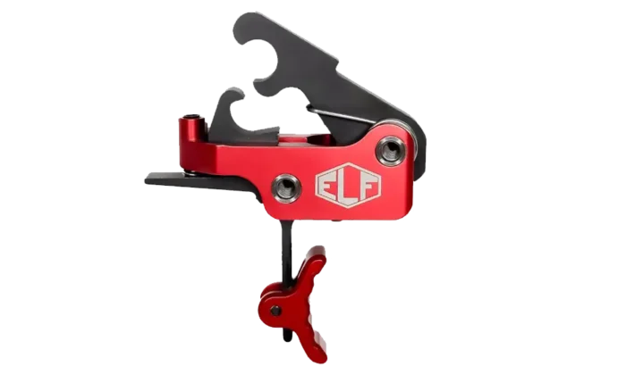 Elftmann ELF-SE PRO | Drop-In AR Trigger w/ PRO-LOCK | Curved | 2.75 lb | Red