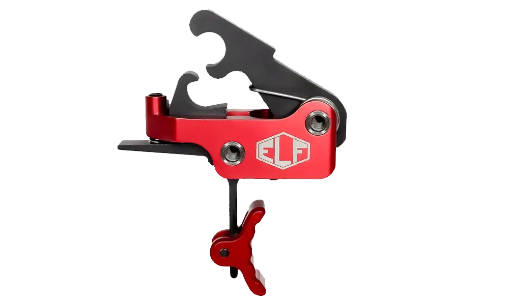 Elftmann ELF-SE PRO | Drop-In AR Trigger w/ PRO-LOCK | Curved | 2.75 lb | Red