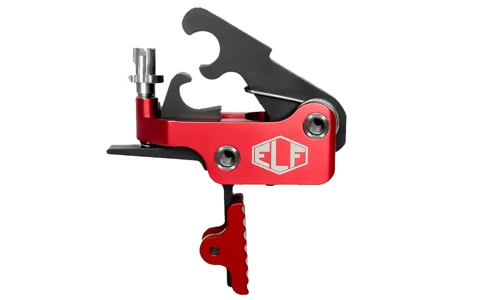 Elftmann ELF-SE PRO | Drop-In AR Trigger w/ PRO-LOCK & FA Knob | Straight | 2.75 lb | Red