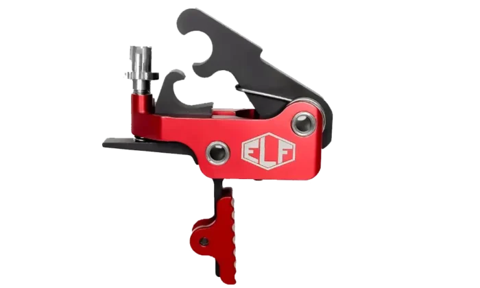 Elftmann ELF-SE | Drop-In AR Trigger w/ FA Knob | Straight | 2.75 lb | Red
