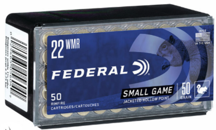 Federal 22wmr 50gr JHP - Federal 22WMR 50gr JHP Game-Shok