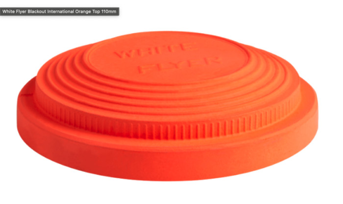White Flyer Blackout International Orange Top 110mm