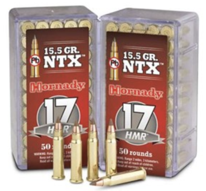 Hornady Ntx 17hmr 15.5gr - HORNADY NTX 17HMR, 15.5GR, POLYMER TIP