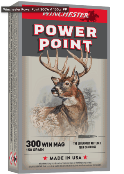 Winchester Power Point 300wm - Winchester Power Point 300WM 150gr PP