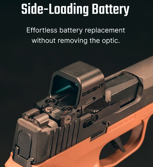 Olight Osight K 6-MOA Rechargeable Red Dot Open Reflex Sight - Image 3