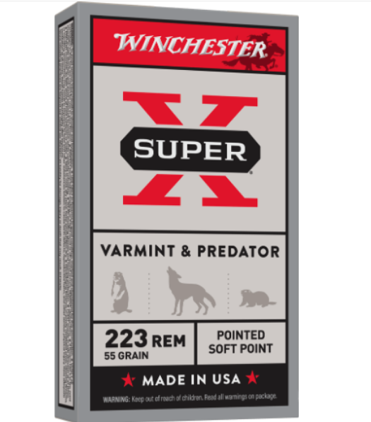 Winchester Power Point 223rem - Winchester Power Point 223Rem 55gr PSP