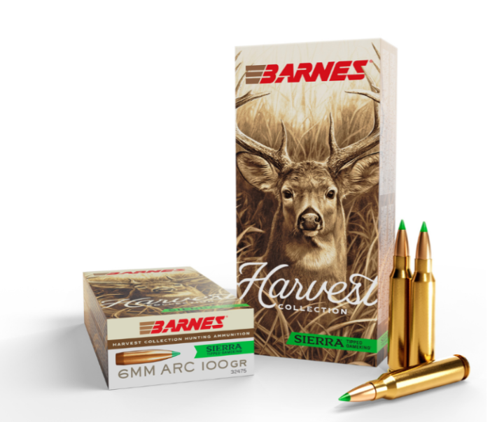 Barnes Harvest 6mm Arc Ammunition 100gr GameKing 20ct