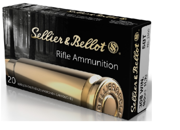 S&b Sellier Bellot Win - S&B Sellier & Bellot 308 Win 180 grain SBT Sierra Boat Tail