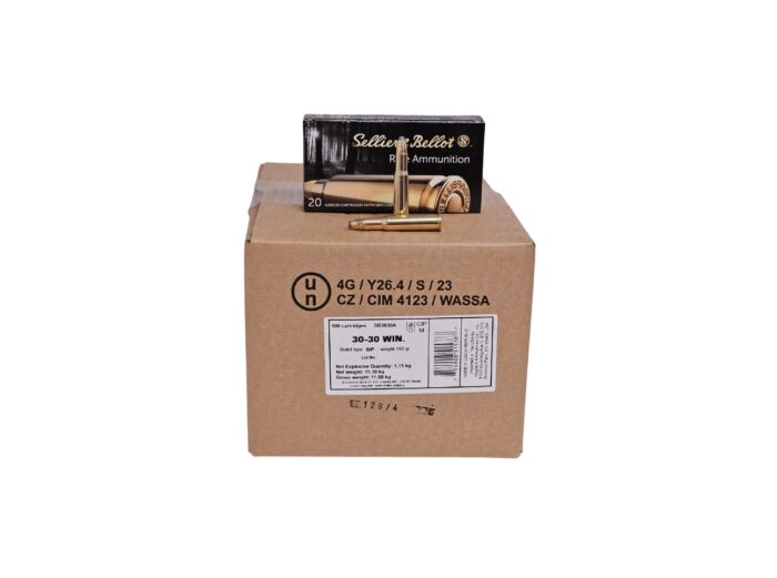 Sellier Bellot .30-30 Win - Sellier & Bellot .30-30 Win CASE 150 Grain Soft Point – 500 Rounds (CASE)