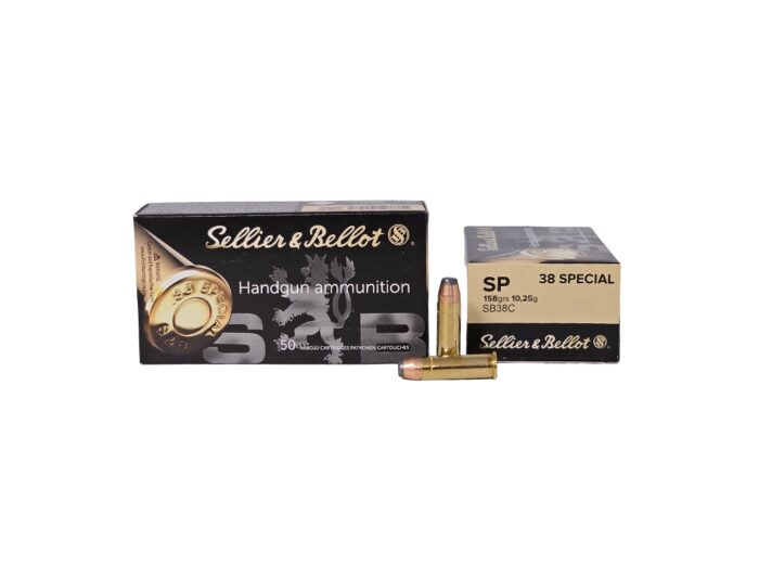 Sellier Bellot Special Grain - Sellier & Bellot .38 Special 158 Grain Soft Point- 50 Rounds (Box) SB38C