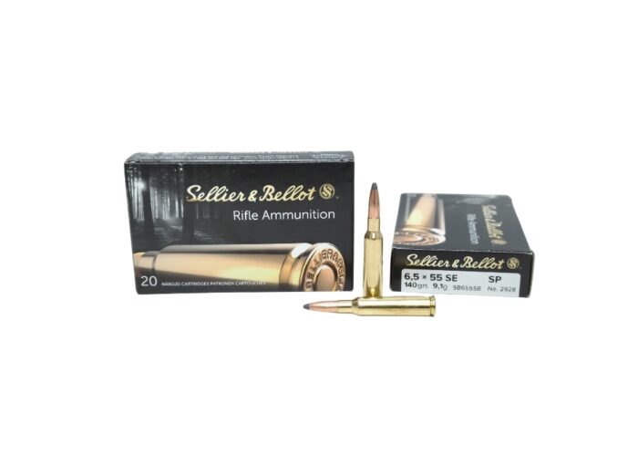 Sellier Bellot 6.5x55mm Swedish - Sellier & Bellot 6.5x55mm Swedish 140 Grain Soft Point – 20 Rounds (Box) SB6555B