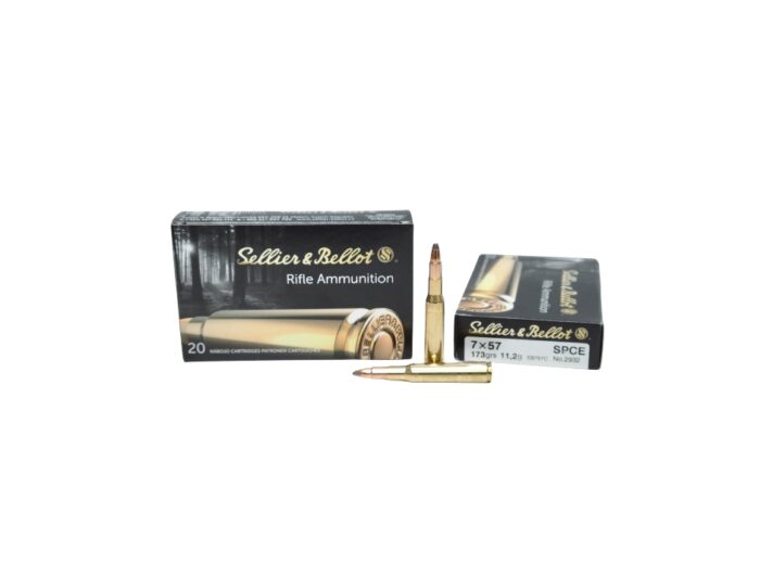 Sellier Bellot 7x57mm Mauser - Sellier & Bellot 7x57mm Mauser 173 Grain Soft Point Cutting Edge – 20 Rounds (Box) SB757C