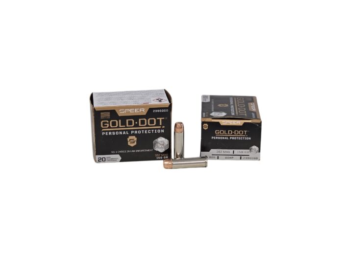 Speer Gold Dot Magnum - Speer Gold Dot .357 Magnum 158 Grain Bonded Hollow Point – 20 Rounds (Box) 23960GD