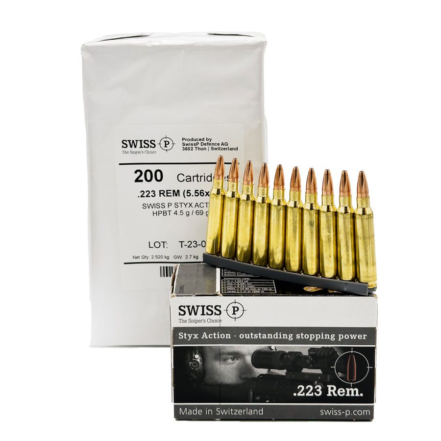 Swissp Rem 69gr Styx - SwissP .223 Rem 69gr Styx Action Ammo