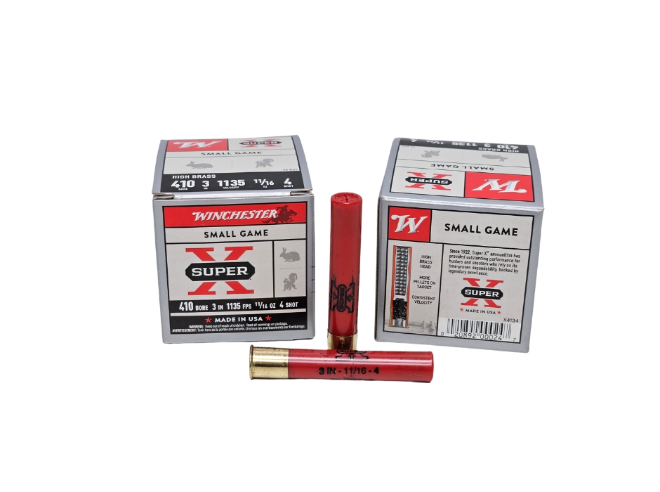 Winchester .410 Bore 3 Inch 11/16 Oz. #4 Shot 1135 FPS - 25 Rounds (Box)