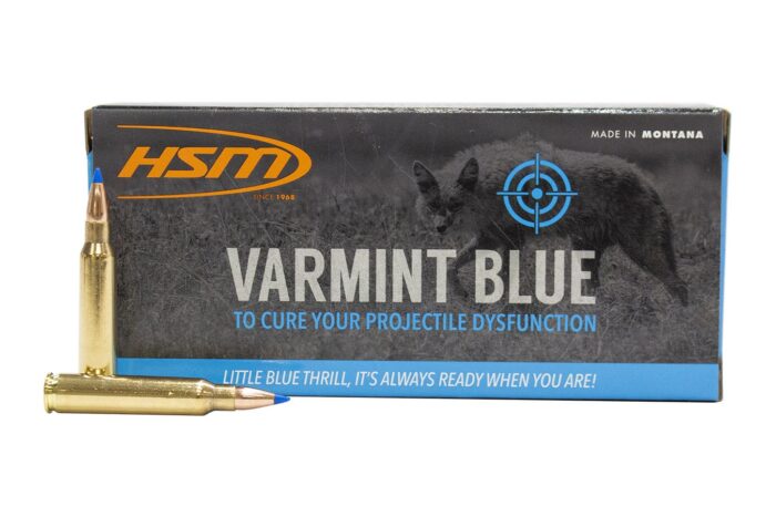 Hsm Rem Grain Blue - HSM 223 REM 55 Grain Blue Thrill Barnes TTSX (20 rd box)