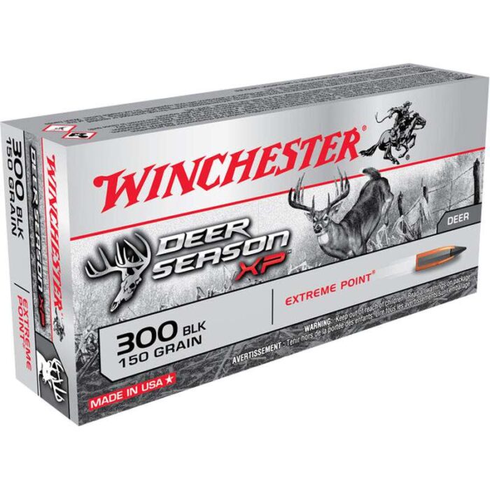 Winchester Blackout Deer Season - Winchester 300 Blackout Deer Season XP 150 gr Extreme Point FREE SHIPPI