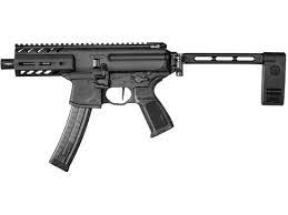 SIG Sauer Mpx Pistol - Sig Sauer MPX K Pistol 9mm Luger 4.5″ Barrel with PCP Folding Brace 30 Round Polymer Black