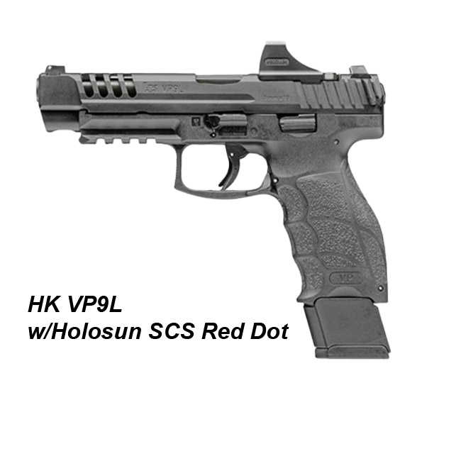 HK Vp9l W/holosun Scs - HK VP9L w/Holosun SCS Red Dot