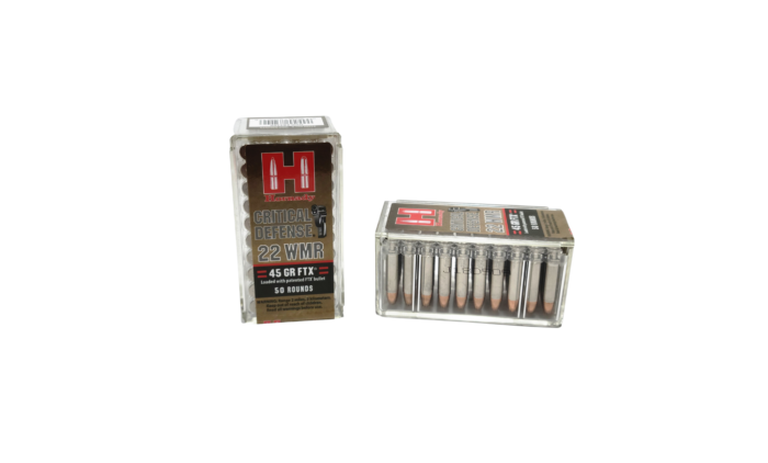 Hornady Critical 22 WMR - Hornady Critical Defense .22 WMR 45 Grain FTX – 140 Rounds (LOOSE in Ammo Can) 83200