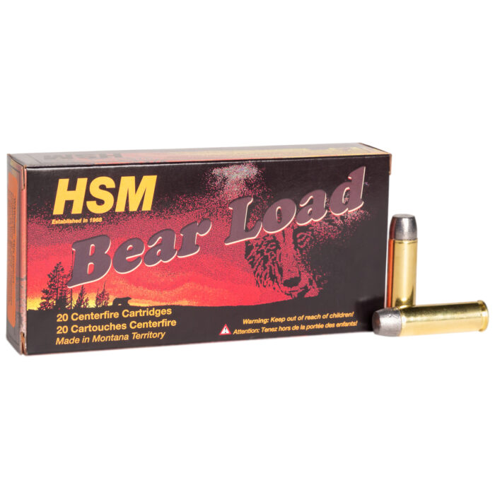 Hsm S&w Gr. Lead - HSM .500 S&W 440 Gr. Lead WFN Gas Check & “Bear Load” – Box of 20