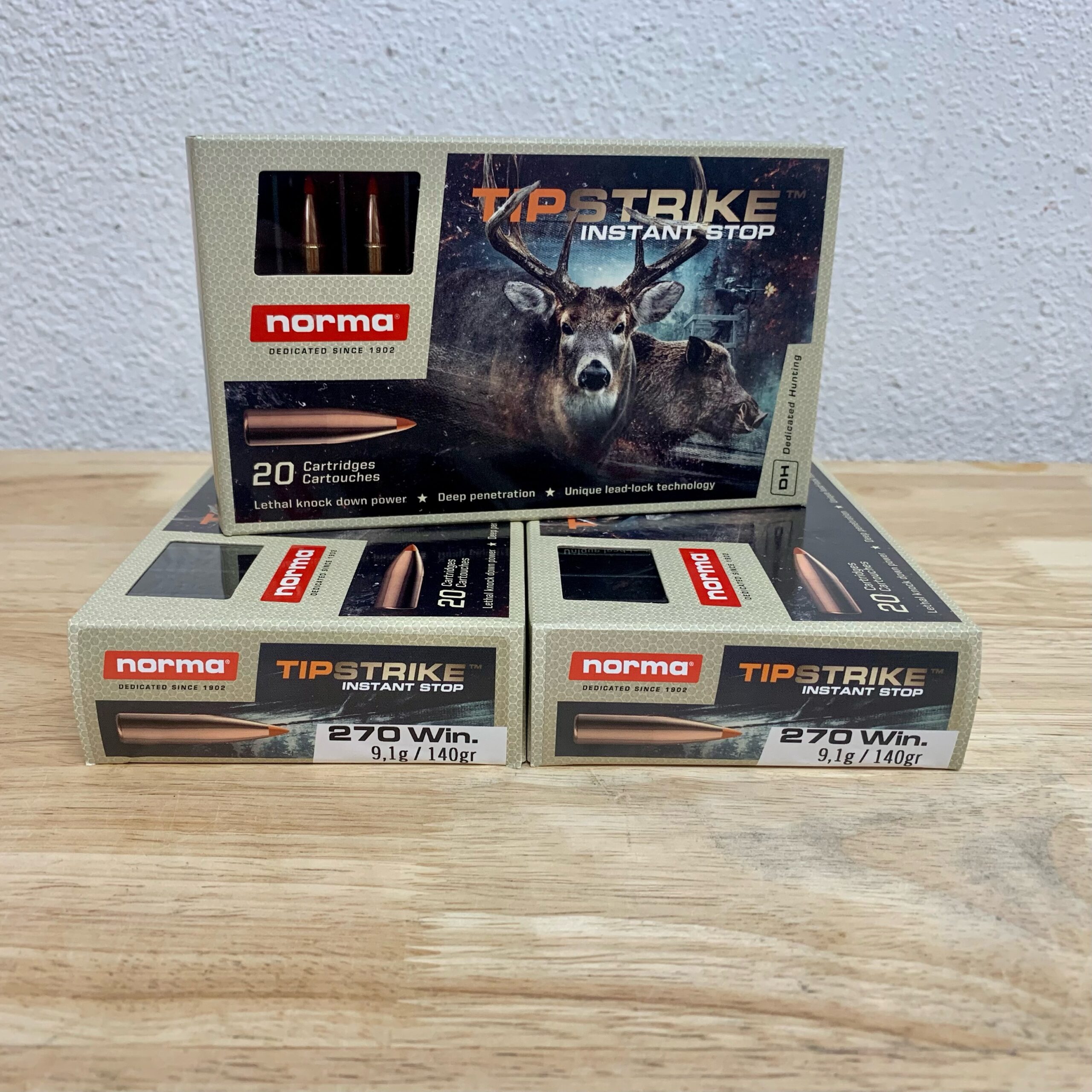Norma Tipstrike Win 140gr - Norma Tipstrike 270 Win 140Gr – Box of 20