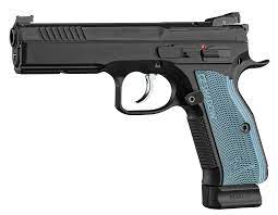 Cz-usa CZ Shadow Optics-ready - CZ-USA CZ Shadow 2 Optics-Ready Pistol 9mm Luger 4.89″ Barrel Black Slide Blue Grips 19-Round