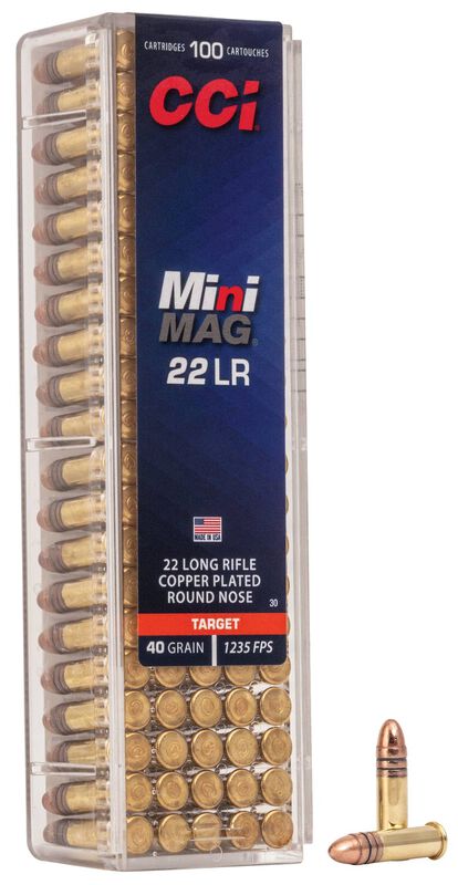 CCI Mini-mag LR Grain - CCI Mini-Mag 22 LR 40 Grain Target