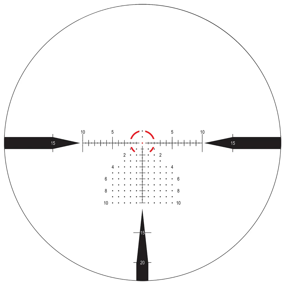 Nightforce NX8 – 1-8x24mm F1 MRAD PTL FC-DMx Dark Earth Riflescope w/Capped E/W C663