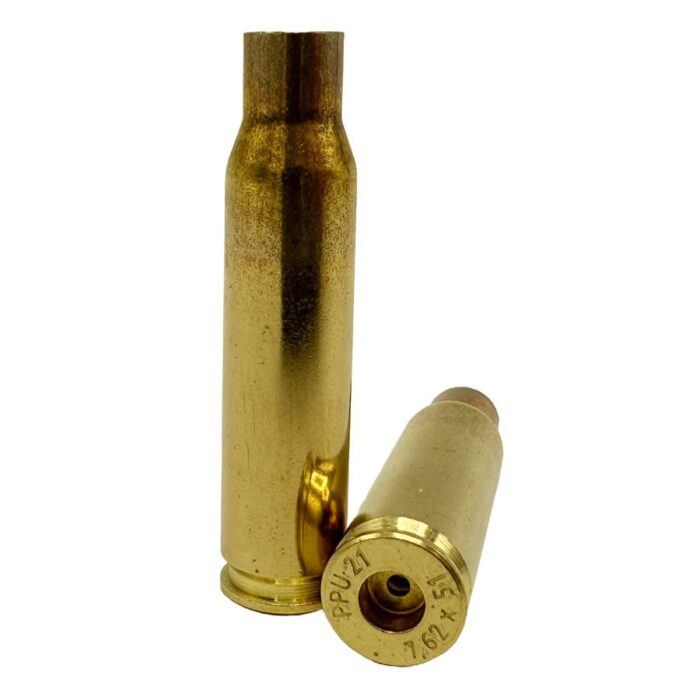 PPU 7.62x51mm Brass - PPU 7.62x51mm Brass – 100 ct