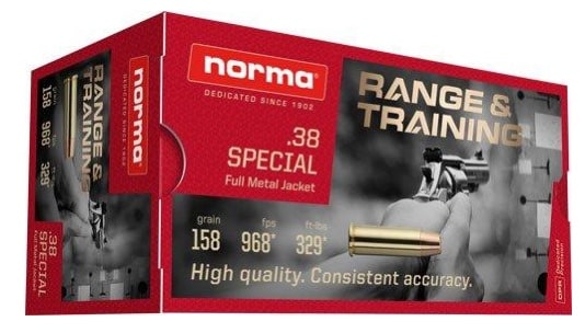 Norma 38 Special 158gr 1000 - NORMA 38 SPECIAL 158GR FMJ 1000