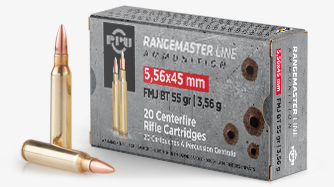 PPU 5.56x45mm NATO Fmj-bt - PPU 5.56x45mm NATO FMJ-BT 55gr – 20 Rounds