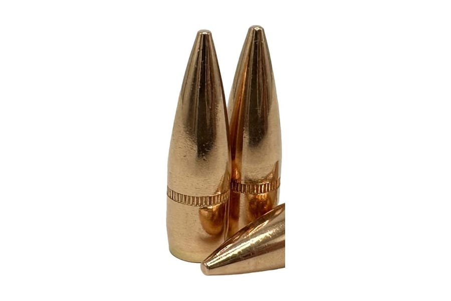 Full metal jacket rifle bullets used for range practice